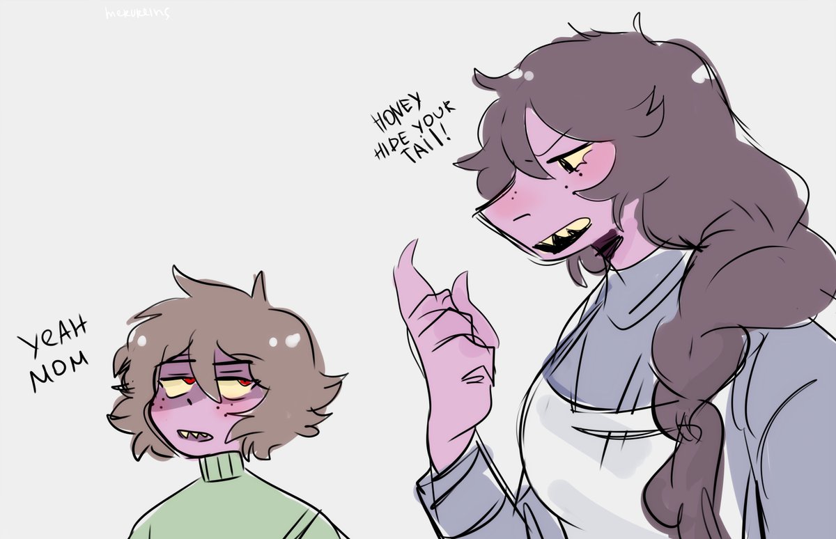 merureins's tweet photo. #Deltarune #DeltaruneChapter2 #Kris #susie #krusie https://t.co/09Nq4L33W4