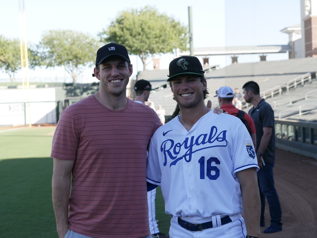 It was a family affair today as John Means stopped by the AFL to watch his brother Jake Means at the Arizona Fall League! <a href="/Royals/">Kansas City Royals</a> <a href="/Orioles/">Baltimore Orioles</a>