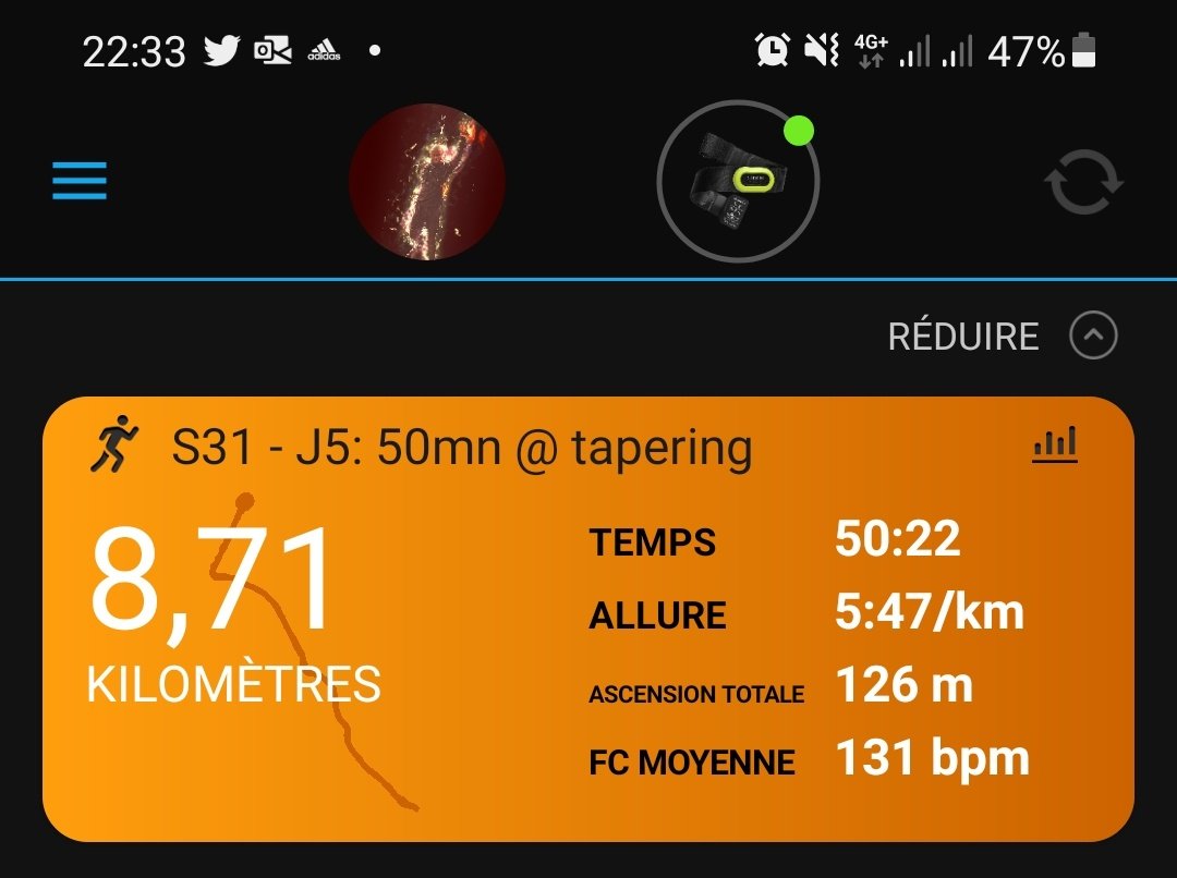 ModouFallAgro's tweet photo. Semaine/week 31: #VersementPobar #5:
✅ 50km @ tapering speed (60% threshold pace (VMA)
#Pobarbodychallenge
#marathon_pbc2021
#CourezDakar
#PobarGuide
#RunningWithTumiSole
@PobarChallenge https://t.co/Am7nLOnzdP