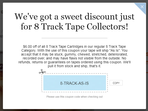 anticuria's tweet image. Do you like to refurb your own 8 track tapes? Use the coupon code "8-Track-As-Is" when checking out on our website anticuria.com to save $6 per tape and we'll ship it out as-is and you can work on them yourself.
#8track #8tracks #8TrackTapes