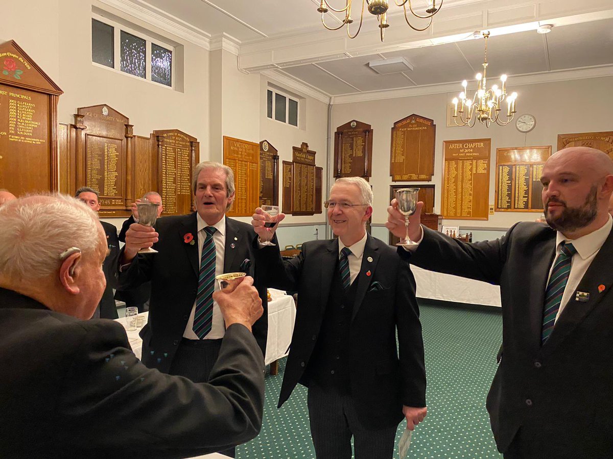 A huge congratulations to our new Worshipful Master WBro Jim Cooper. A member of Hospitality for 22 years before deciding he would like to go through the chair. At 90 years of age he was installed tonight in a wonderful ceremony. Here’s to a fantastic year!!