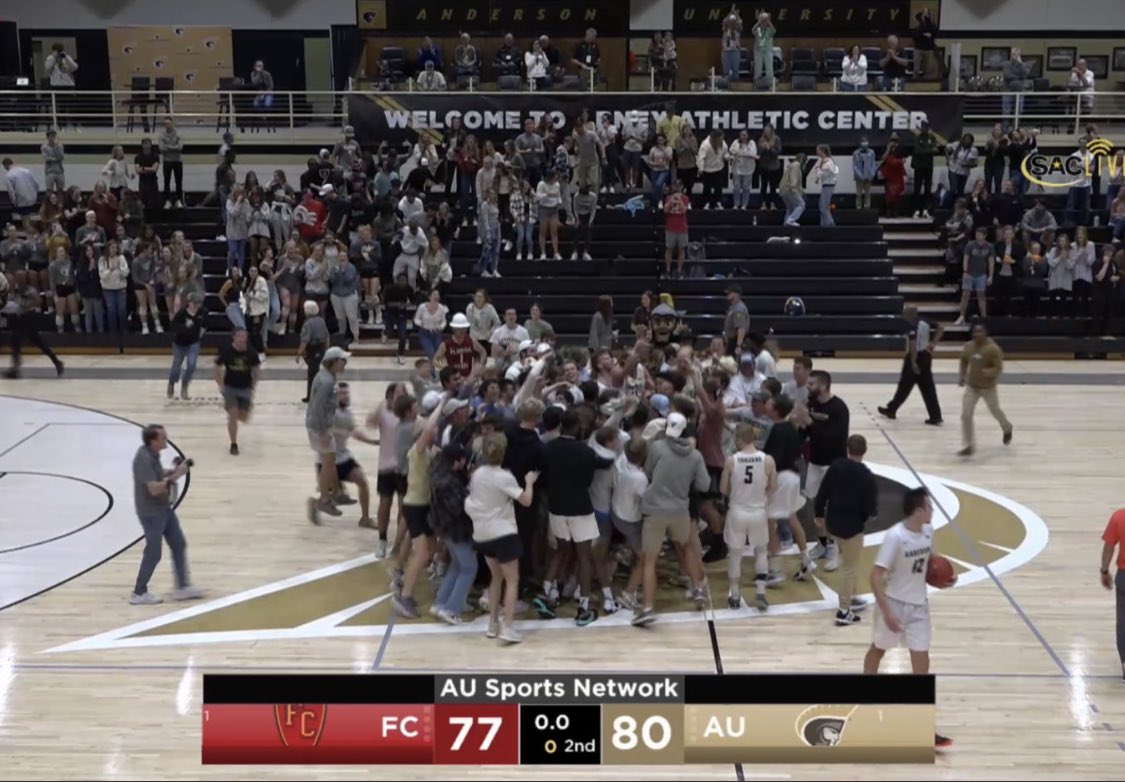 AUTrojansMBB's tweet photo. That was fun. 

AU - 80 | Flagler - 77

DOWN GOES #2!

#BeGold⚔️ | #TrojanArmy https://t.co/SDTyVJqaO7