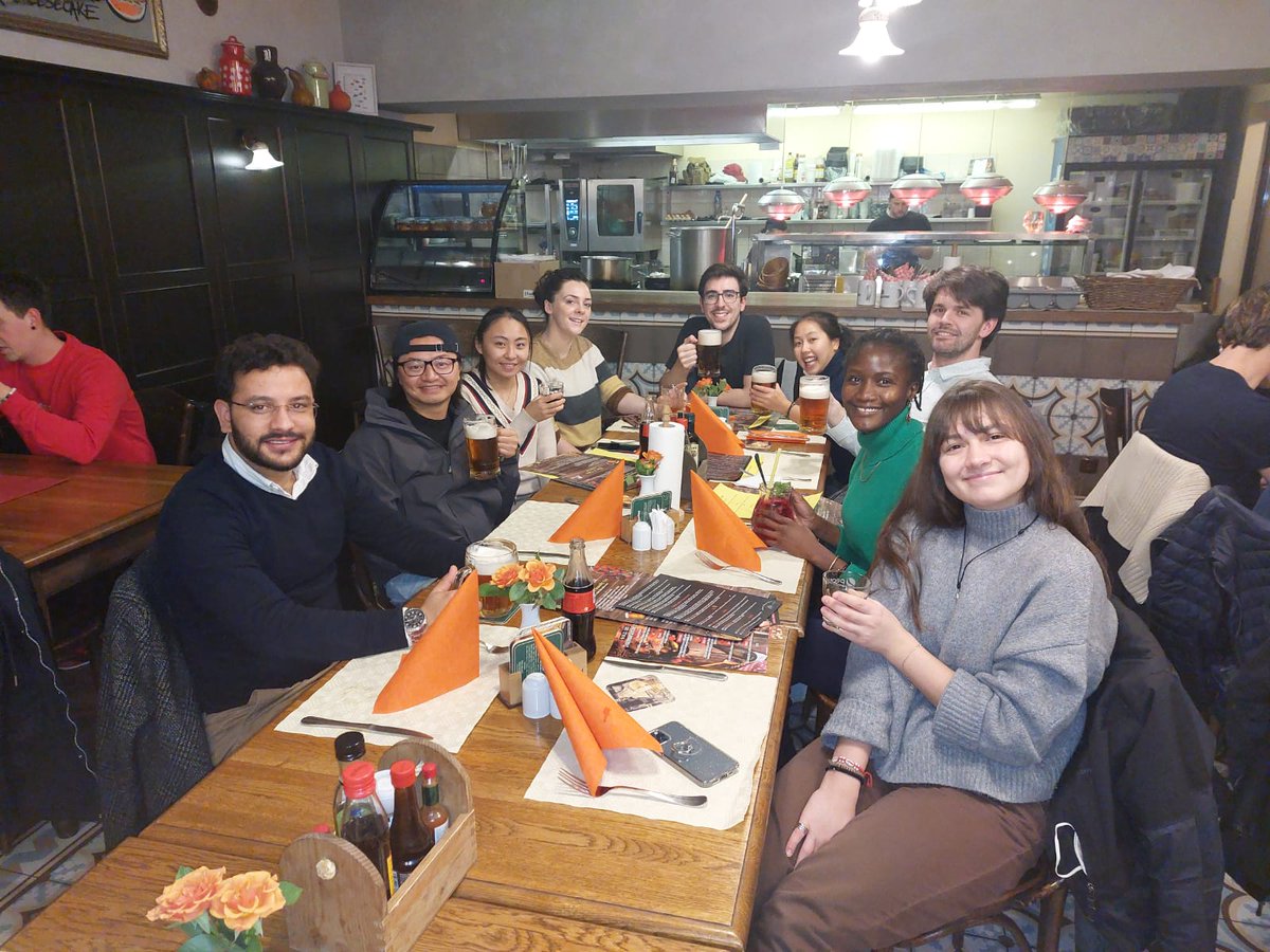 PRORISK_H2020's tweet photo. Day 3 of the ATC: ESRs were taken on a tour of the @RECETOX labs and facilities and, in the evening, out to sample the Czech cuisine! https://t.co/p4PlsGOY5K