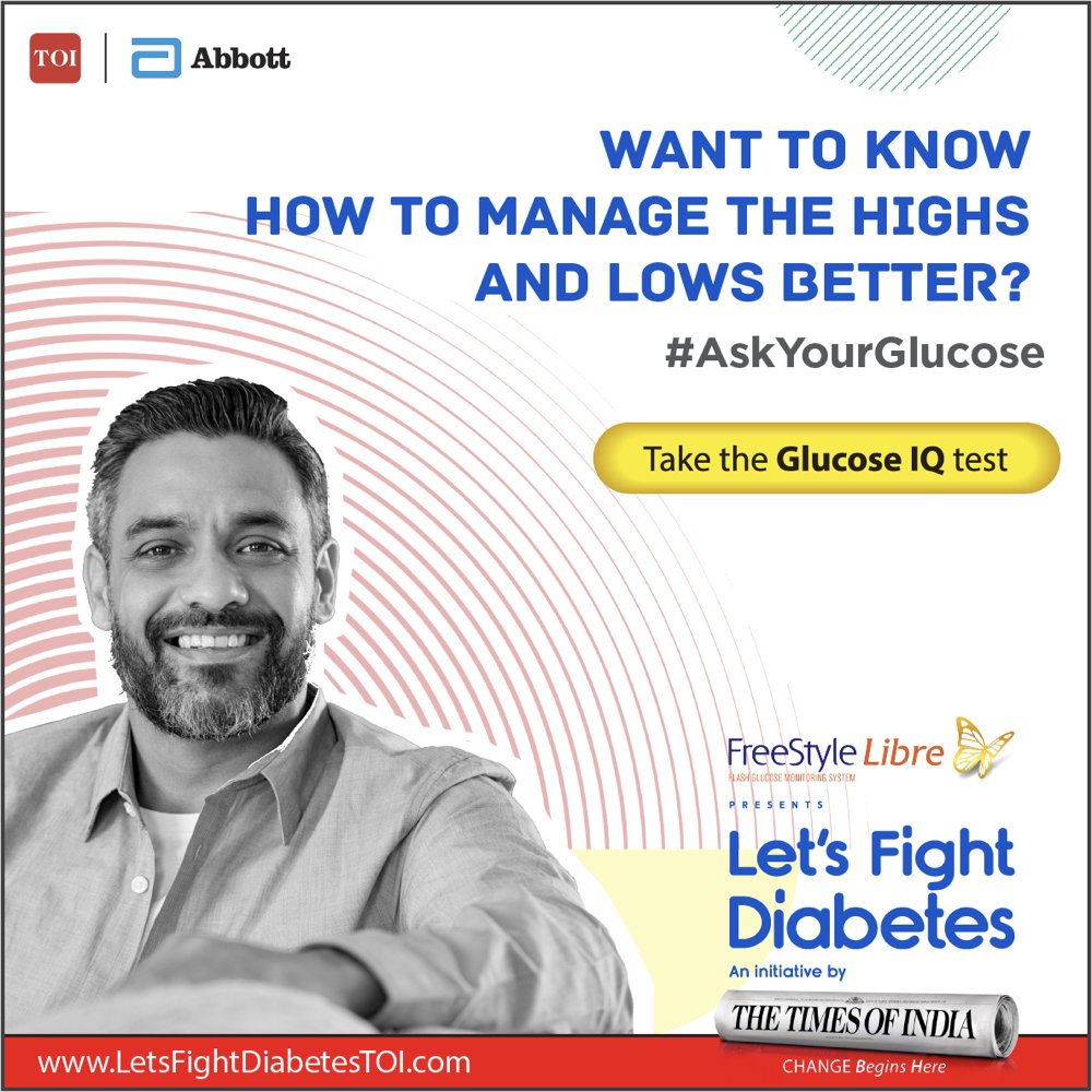LFDiabetesTOI's tweet photo. Continuous glucose monitoring can help people with diabetes to overcome the limitations of HbA1c in diabetes management.

Just #AskYourGlucose and end your diabetes dilemmas.

Take the Glucose IQ Test: https://t.co/5SRouVihWO

#LetsFightDiabetes
#FreeStyleLibre https://t.co/RsZRjSXQqp