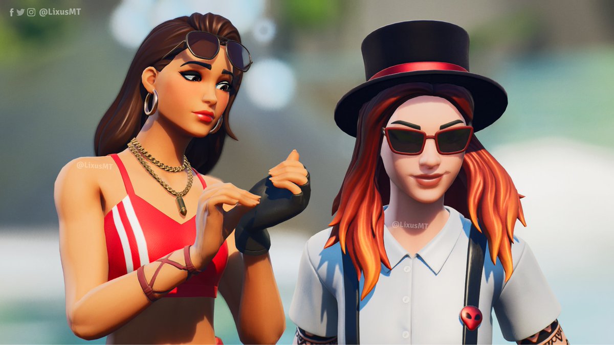 LixusMT's tweet photo. 📸Boardwalk Ruby and Pepper Thorne💕
-----
Photographer: 
📷IG: @lixusmt

 #FortniteSeason8 #FortniteCubed #Fortnite #Fortnitephotography #Photography #FortniteCreative 
#Fortnite #fortnitephotography #VirtualPhotography #BoardwalkRubyFortnite #RubyFortnite #PepperThorneFortnite https://t.co/yU6D4BS8At