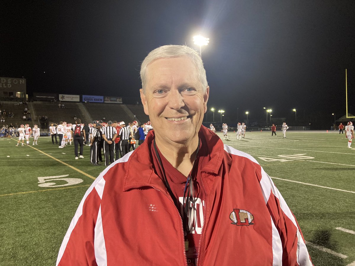 Great to see legendary ex <a href="/OLuFootball/">OLu Football</a> coach Jim Kunau here tonight at Davidson, last coach to lead Lancers to semifinals and of course beyond! <a href="/ocvarsity/">ocvarsity</a> <a href="/OLu_Athletics/">OLu Athletics</a> <a href="/SteveFryer/">Steve Fryer</a> <a href="/HSFBamerica/">High School Football America</a> <a href="/CIFSS/">CIF Southern Section</a> <a href="/ConcordiaIrvine/">Concordia University</a>