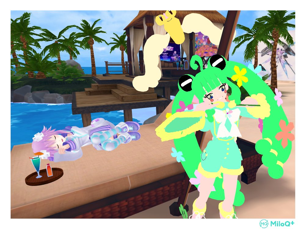 t_t_60000's tweet photo. #MiloQ+で撮影してみましたよ
VRの展示された空間を #VRoid のキャラで歩き回れる。最近はこういう展覧会に行きづらくなってるので楽しいですな
スマホでも出来るのがありがたい
#ラクキン #ラクガキキングダム https://t.co/k7vpRL5ypy