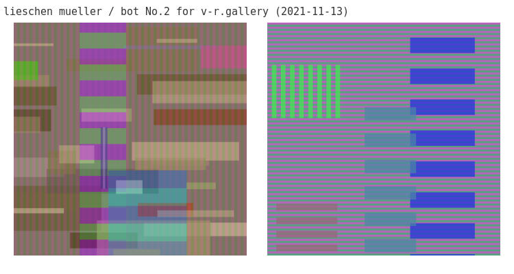 _VR_gallery's tweet image. We rearranged @_VR_gallery No.2 for you. Visit v-r.gallery/vrg2.html to watch an exclusively generated animation. For documentation please visit lieschen.art