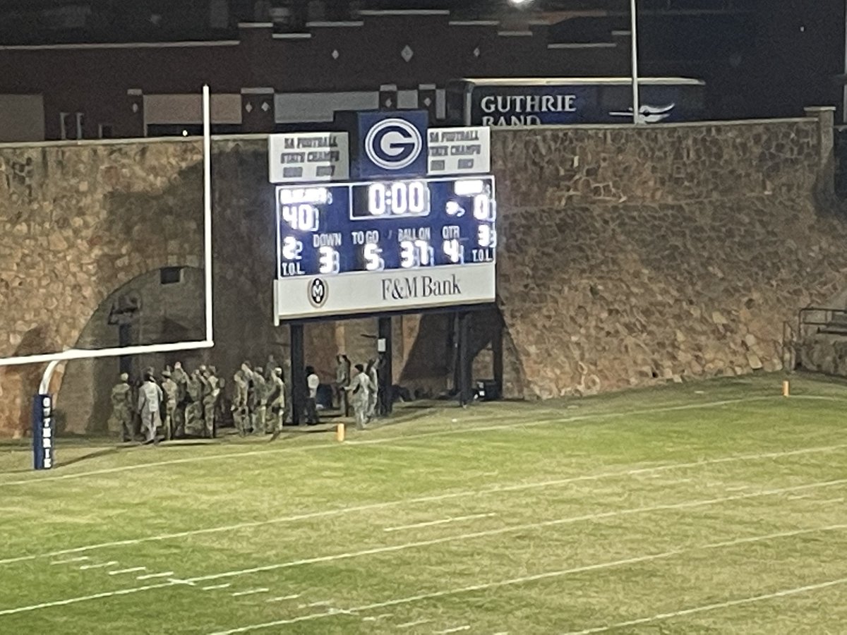 Final
Guthrie: 40
Noble: 0
#OKPreps