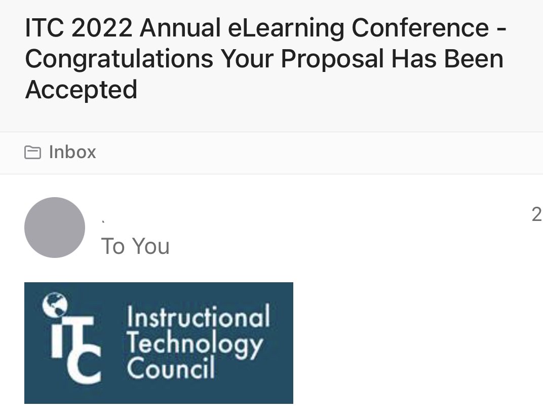 alwaysbteaching's tweet photo. Exciting news! Proposals accepted by both @ITCeLearning and @OLCToday for Spring conferences!
See y’all in Vegas and Dallas!
#itcelearning #olcinnovate https://t.co/uzWhzqXFUT