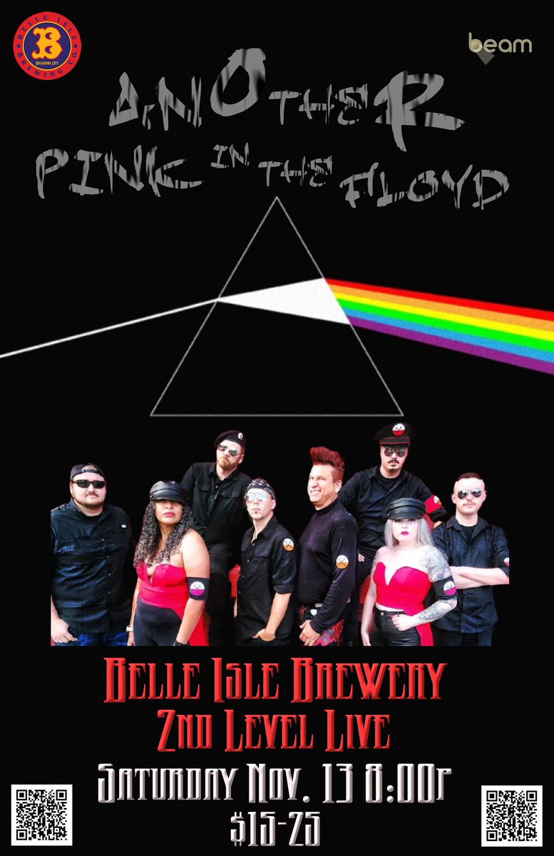 BeamGroup's tweet photo. #seating at a #premium for @pinkin_the @BelleIsleBrew #tomorrow #saturday Nov 13! Still #genadm #tix left @eventbrite tho #sro #comfortablynumb #okcnightlife https://t.co/ThdsnPfZgm