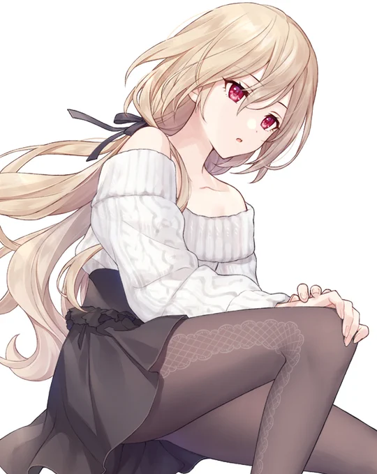 オフショル少女
 #Skeb 