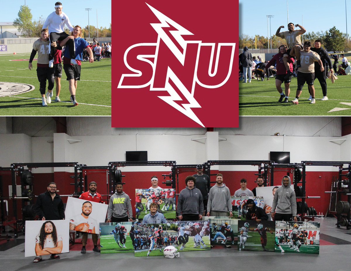 SNUFootball's tweet photo. Thank you to our seniors! It was great to celebrate them today! 

#BoltsUp https://t.co/TrI7Z68ZV7