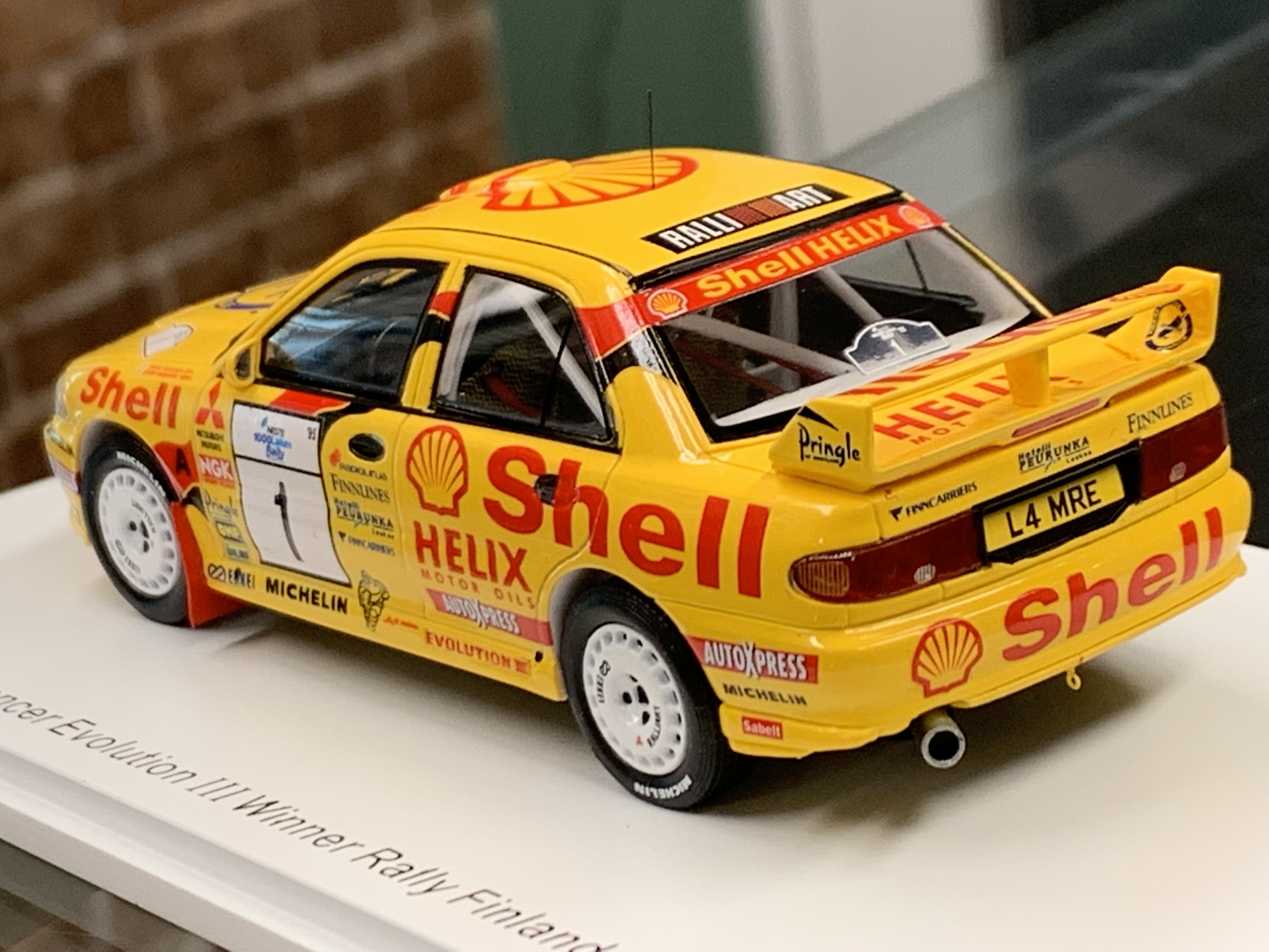 超安い Iii エボリューション ランサー 三菱 1 43 スパーク 1 T マキネン 優勝 ラリー フィンランド 1995 レーシングカー Hlt No