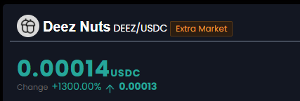 LFG! Less than 1 day of being live! +1300%

🚀🚀🚀🚀🚀

$DEEZ #DeezSolana