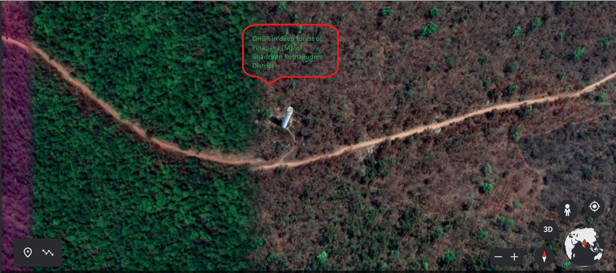 mb_telangana's tweet photo. #MissionBhagiratha team did splendid work to create drinking water infrastructure facilities in remote tribal habitations situated in deep forests of entire Telangana @ #Bhadradri. Google pics downloaded from Google earth and from our GIS website @SmitaSabharwal @DayakarRao2019. https://t.co/ZJXmbO0Uwm