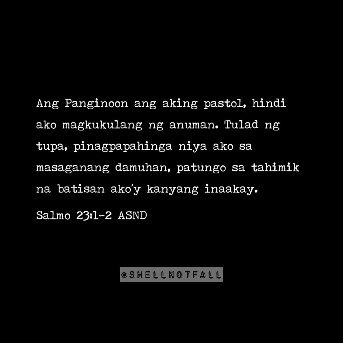 shellnotfall's tweet photo. Ikaw ang aming Pastol, hindi nagkukulang,
sapat na at higit pa!
AMEN!
#shellnotfall https://t.co/08eEq5jv2F