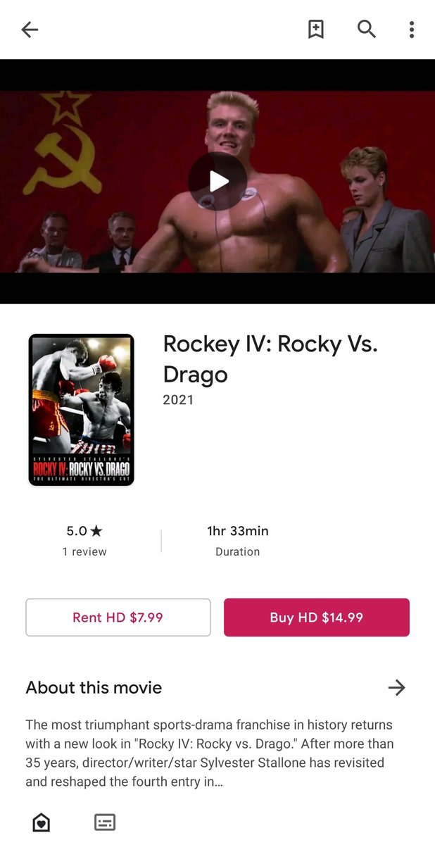 philiptam's tweet photo. #RockyVsDrago was a bit hard to find on Google's video services. https://t.co/JTwI90WvWX