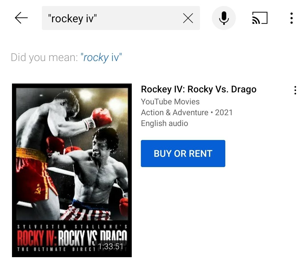 philiptam's tweet photo. #RockyVsDrago was a bit hard to find on Google's video services. https://t.co/JTwI90WvWX