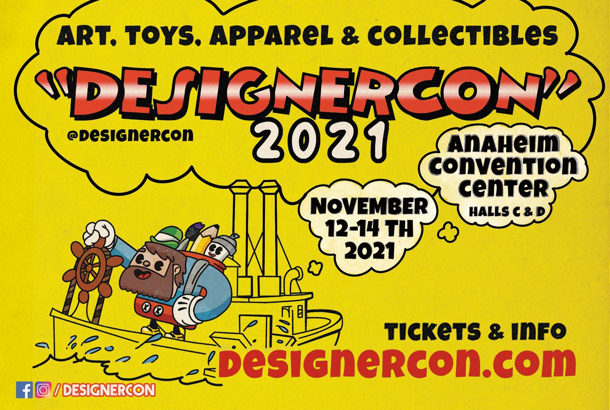 toysrevil's tweet photo. Featured on #TOYSREVIL: https://t.co/zg0RHZcYoR are a selection of #DCON2021 Booth snaps (Nov 12 VIP Night) for the 2021 Edition of #DesignerCon 2021 (Nov 12-14)
For #DesignerCon2021 #onTOYSREVIL: https://t.co/XR9yVGfXq3
Have a fab event, everyone! And Stay Safe! https://t.co/GE9uofT5Z3