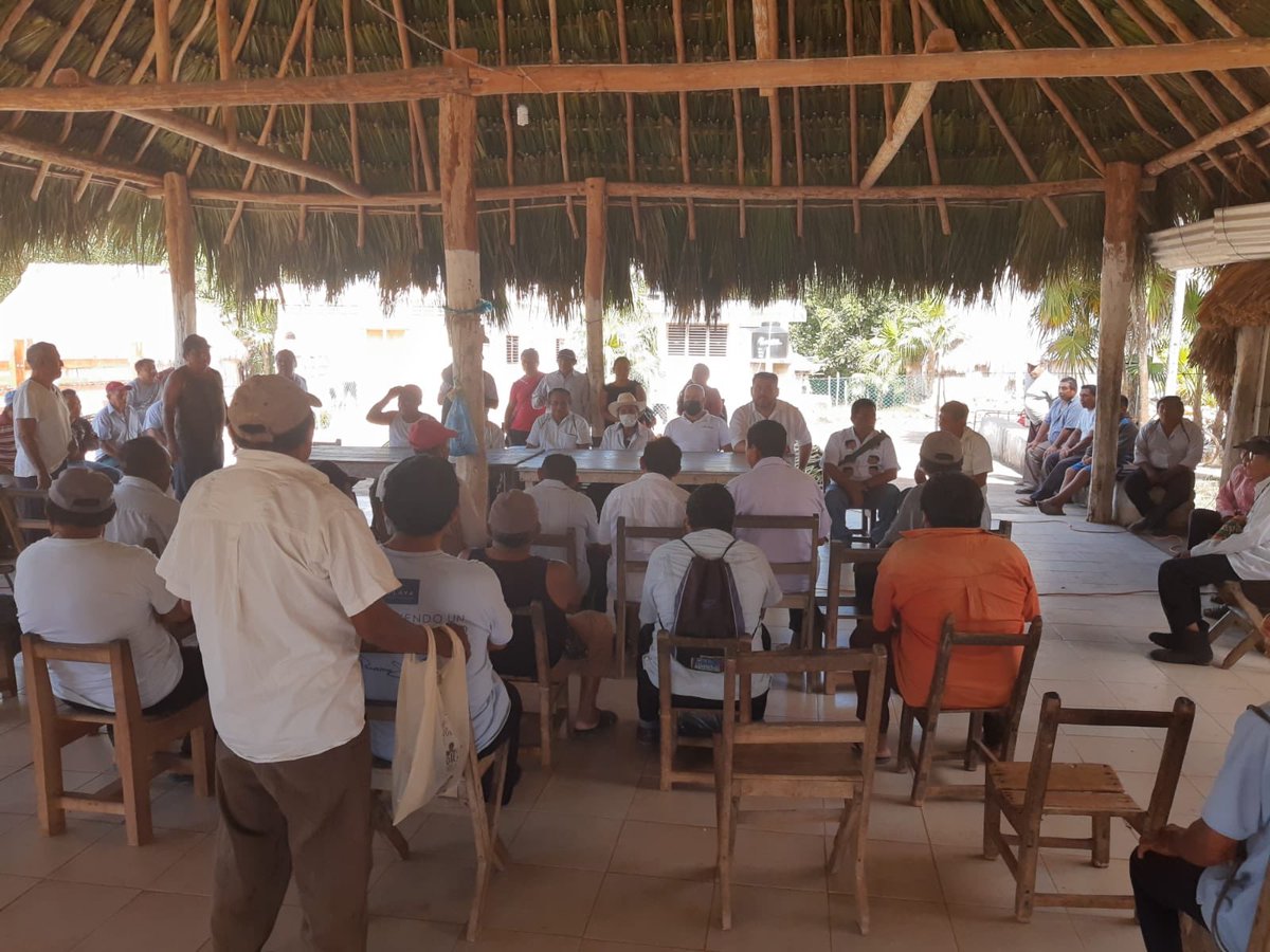 Con respeto y agradecimiento recibí en Tixcacal Guardia, reconocimiento por parte de los Dignatarios Mayas de Quintana Roo.
Agradezco a los Generales, Comandantes, Capitanes, Tenientes, Sacerdotes y Rezadores por tal distinción.

Vamos a seguir apoyándolos.

#HistoriaViva #QRoo
