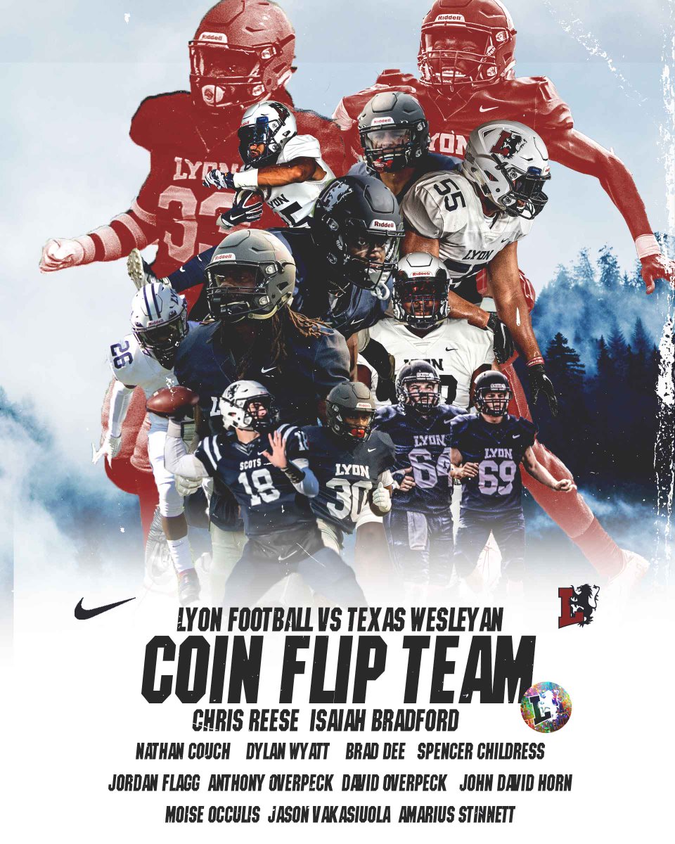 LyonScotsFB's tweet photo. TODAY IS THE DAY! OUR COIN FLIP TEAM IS 13 STRONG ON NOVEMBER 13th 2021... #LYONWAY #LyonSTRONG #LyonFOOTBALL https://t.co/mTK5NddJqn