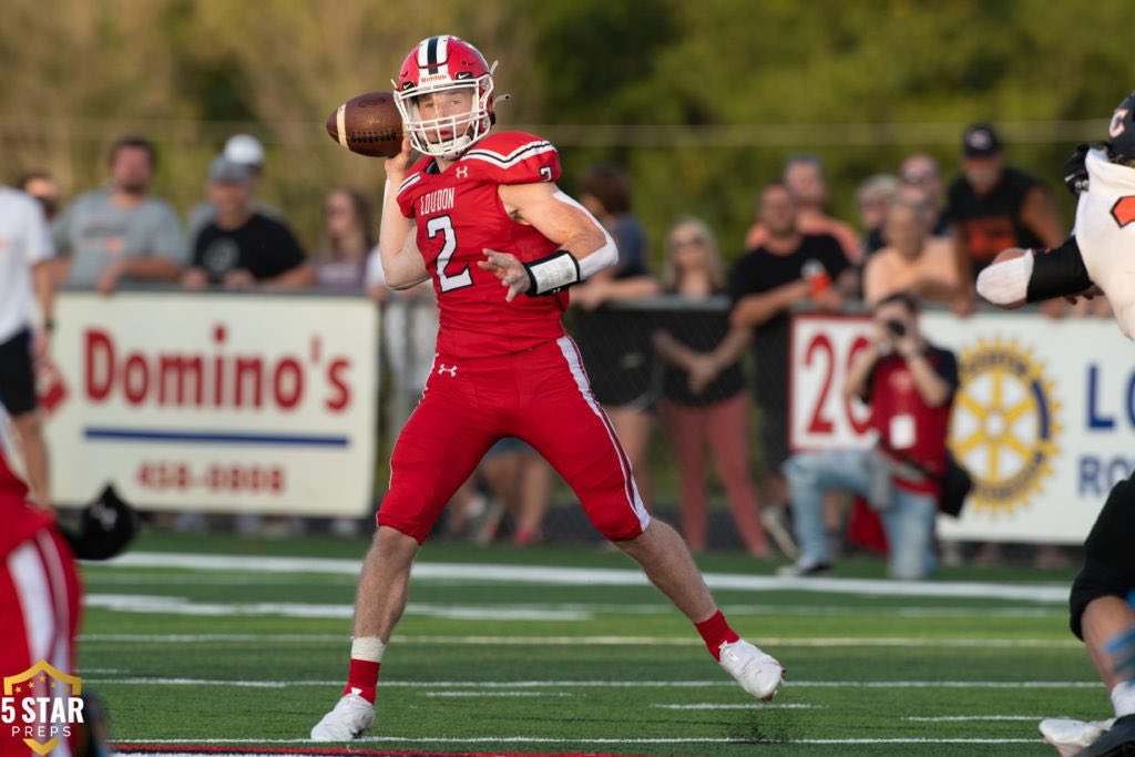 With six more TD passes tonight, Loudon QB <a href="/HarigKeaton/">Keaton Harig</a> now has 48 this season — which ranks third all-time in TSSAA single-season history. 

Charlie High set the record in 2011 with 65 TD passes in CAK’s title run. He holds second place too with 59 in 2012.