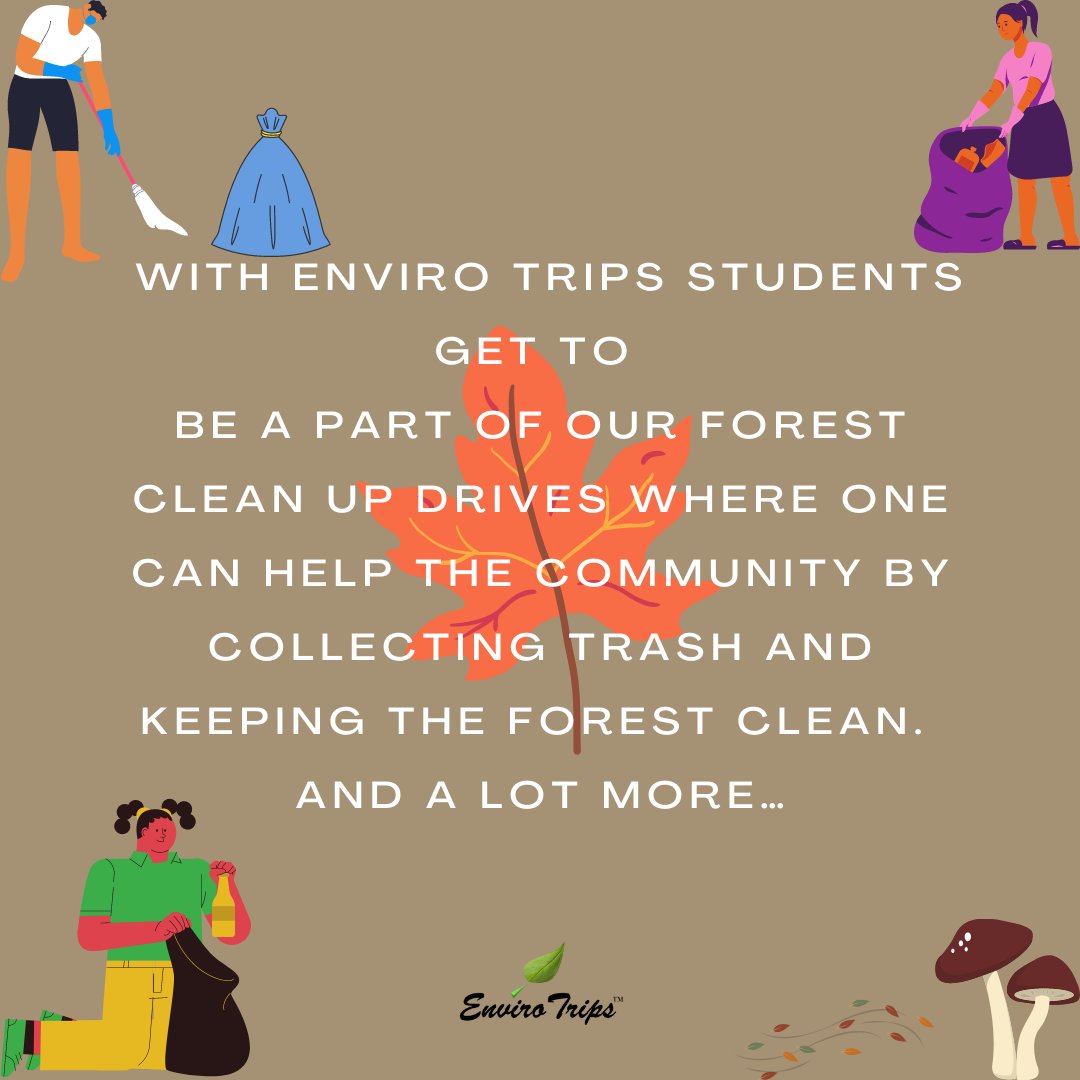 FOREST CLEAN UP DRIVE:

• Forests provide habitats for animals and livelihoods for humans.

• Forests also offer watershed protection, prevent soil erosion and mitigate climate change.

#fieldtrips #forestcleanup #cleanup #cleanupdrive  #cleanenvironment #healthycommunity
