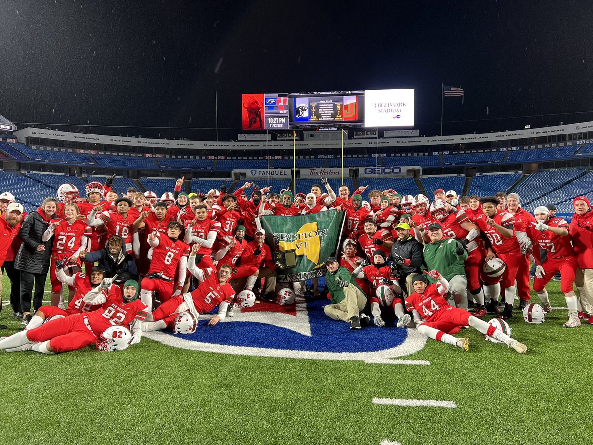 The Jamestown Red Raiders are your 2021 Section VI Class A Champions!