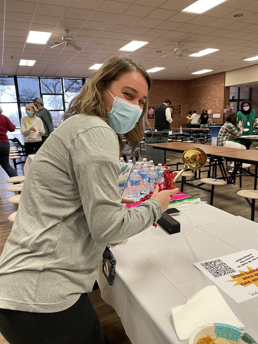 I present to you the winner of DPM’s 1st Annual Chili Cook Off and Golden Ladle Recipient, Molly “The Meat Master” Escobar! 🥇🌶 #dpm67