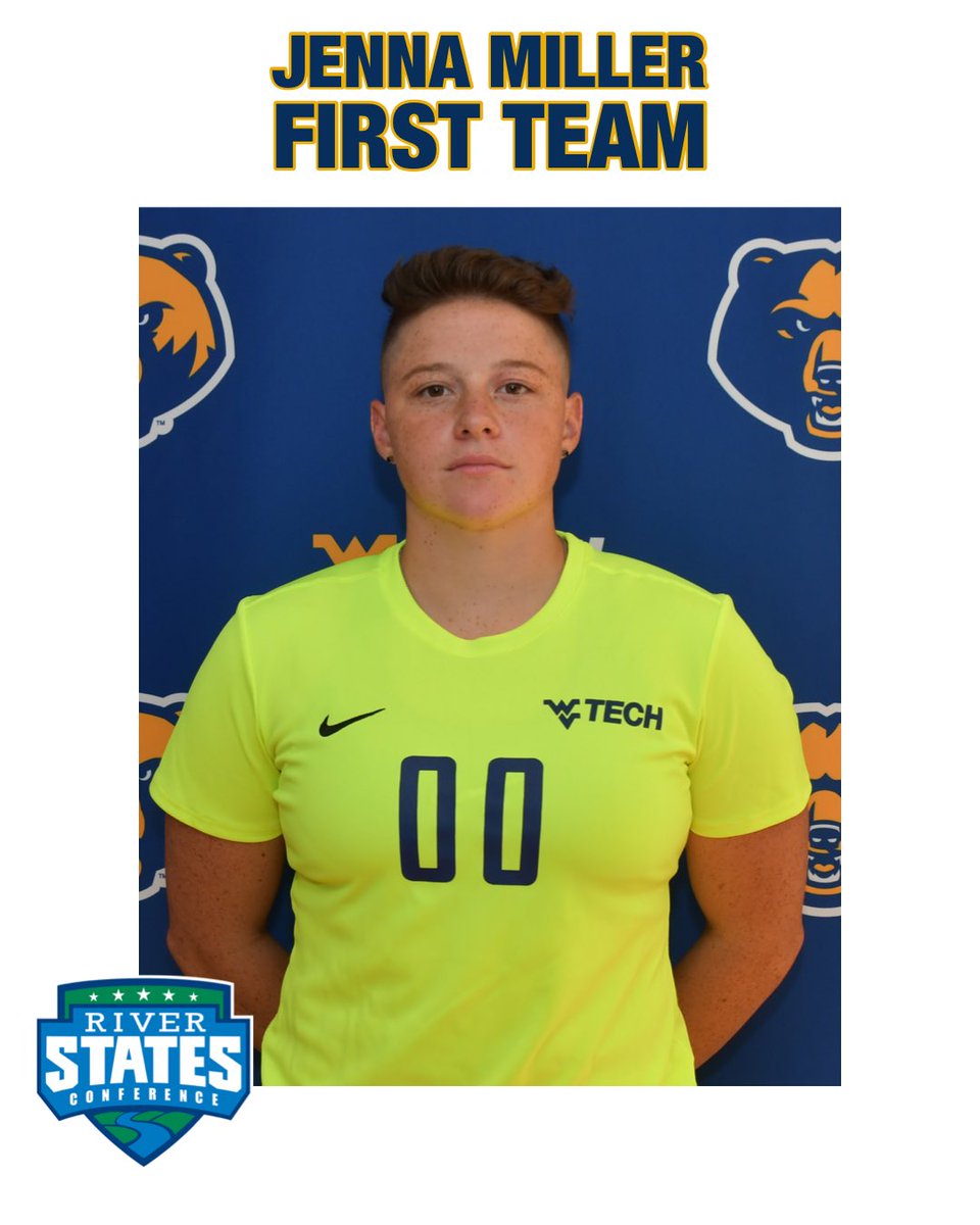 wvutechsports's tweet photo. Congratulations to #WVUTech women’s soccer’s Champion of Character, Jenefer Luguvi and to Jenna Miller (First Team) and Brittany Dye (Second Team) who earned All-River States Conference honors. https://t.co/oHEoVbom11