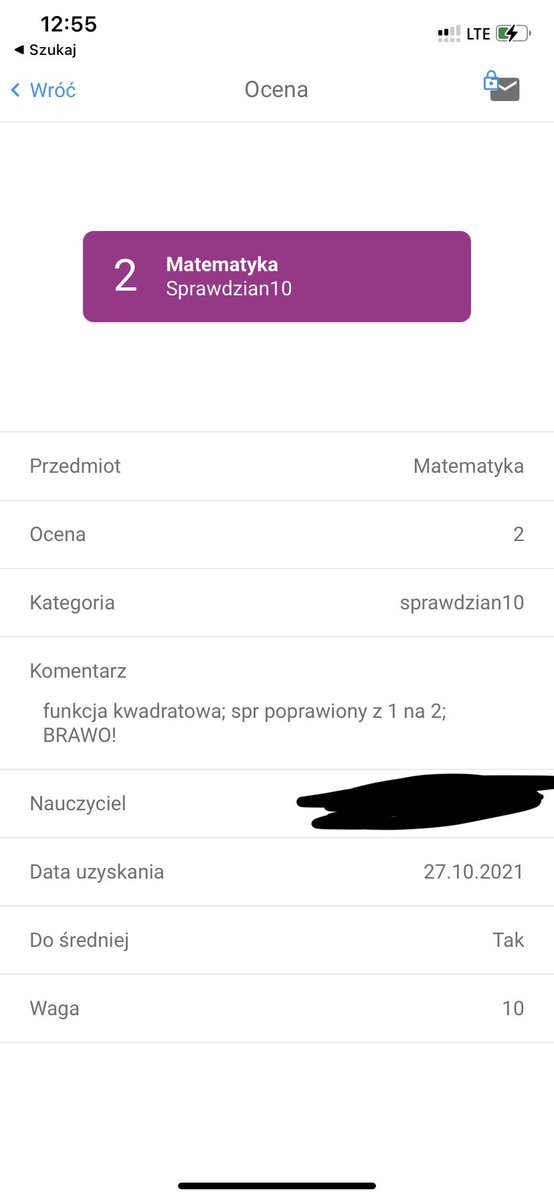 kolecia2's tweet photo. Chce się pochwalic, ze poprawiłam 1 wagi 10 na 2 a nauczycielka mi jeszcze pogratulowała XD #szkola https://t.co/0ovTFtDUI6
