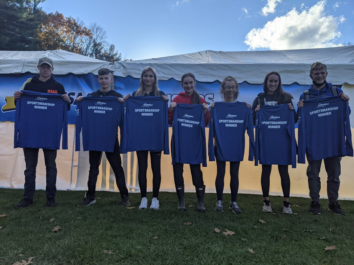 Many congratulations to The <a href="/SecVAthletics/">Section V Athletics</a> <a href="/NYSPHSAA/">NYSPHSAA</a> Sportsmanship Winners for Cross Country!  #SectionV