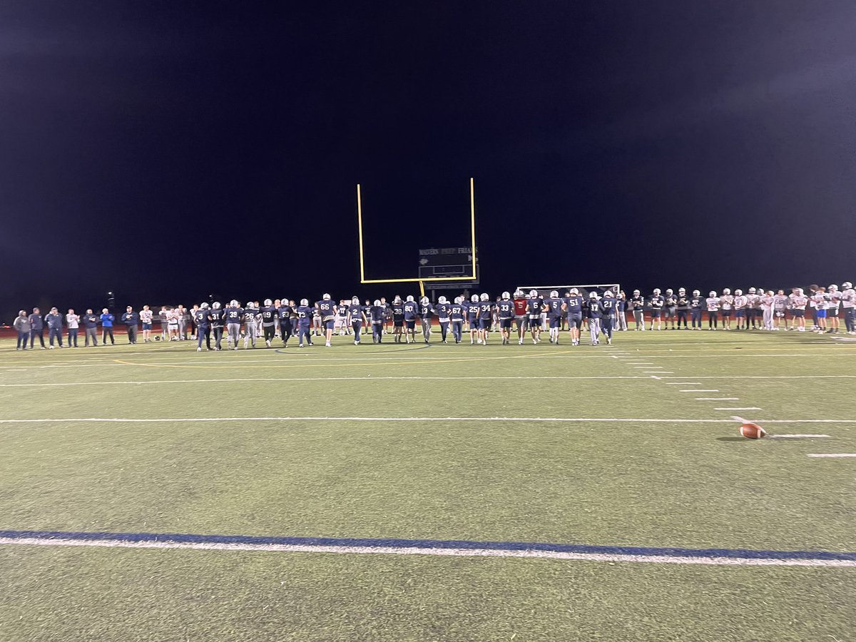 MalvernPrepFB's tweet photo. Bittersweet evening…The final practice for the 2021 season.  Best of luck to these 28 young men! You will be missed 🤍 https://t.co/b2jbAU7Au2