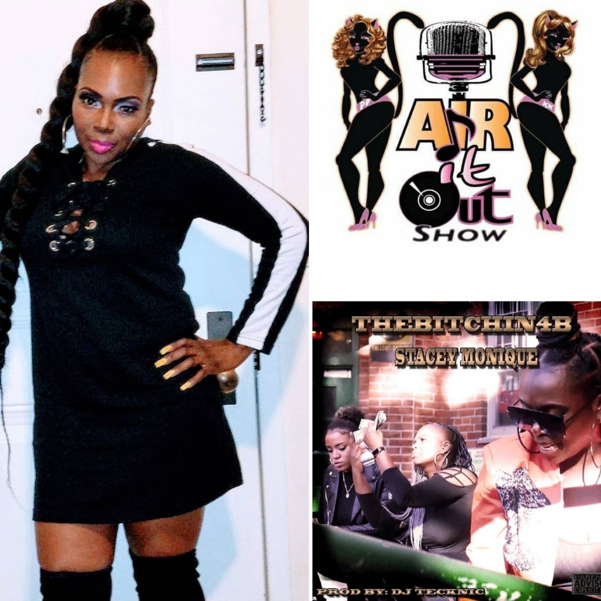 AIRITOUTSHOW's tweet photo. #ScratchvisionRadio a @djscratch #Platform ROCKS 24HOURS
GET the free #ScratchvisionRadioApp & enjoy 1PM to 2pm #Saturday with #Actor #Singer itsms.monique dropping her joint from the #hitseries #TheBitchin4B Music provided by djface_federal_district https://t.co/HxyuUnd2Mx