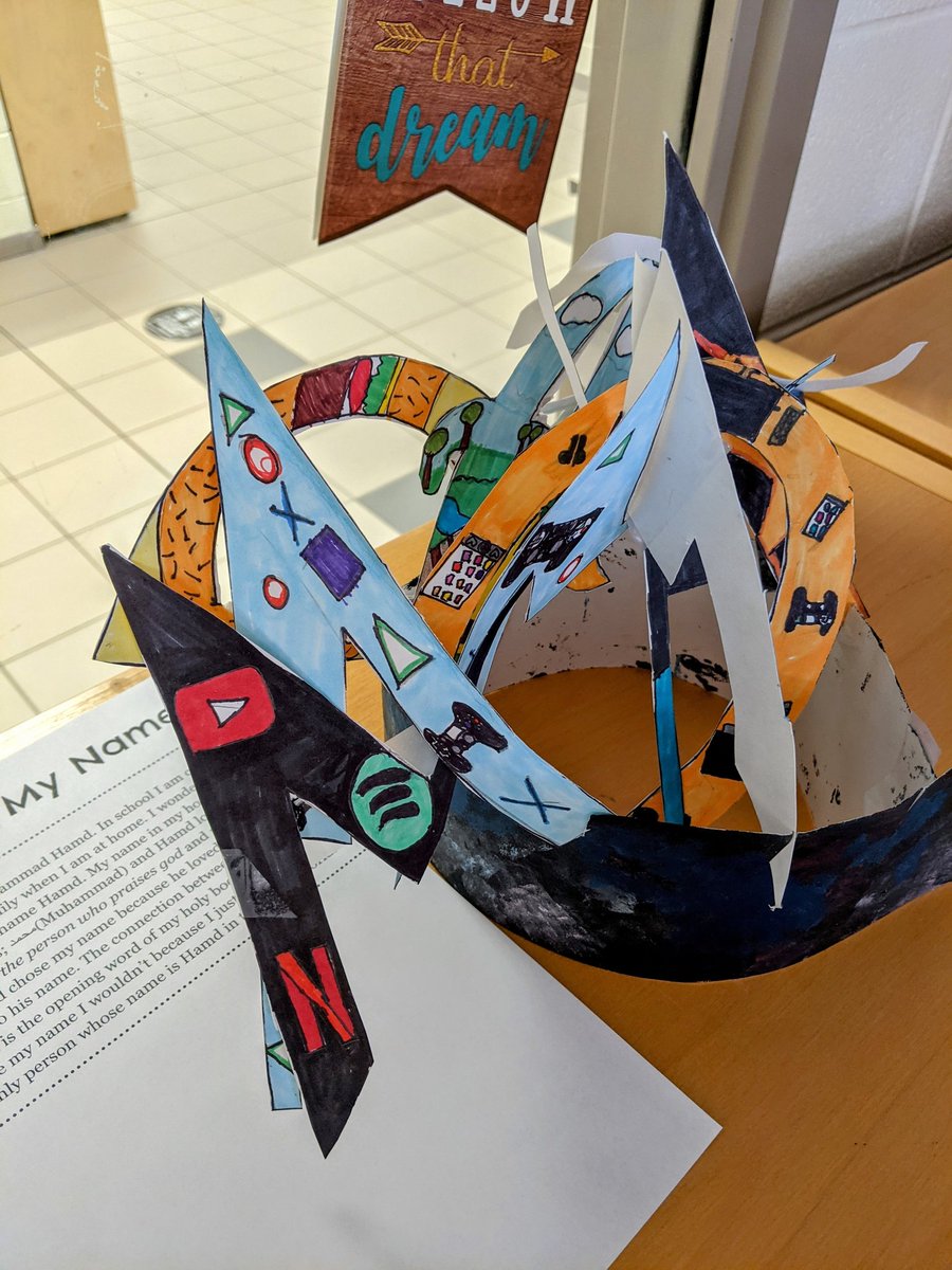 mrspclass's tweet photo. Part of our identity project...Story of my Name and name sculptures. https://t.co/zvGyzwGYTp