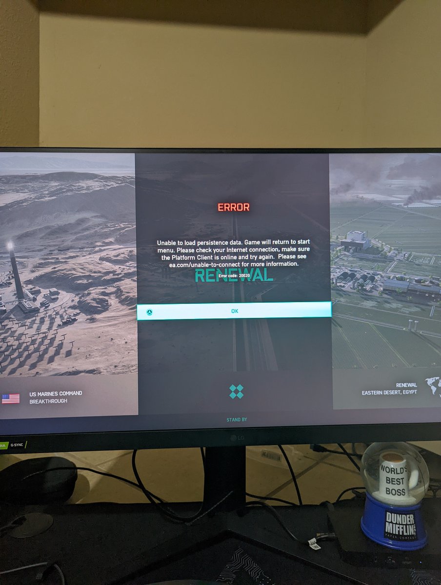 RobSC14's tweet photo. @BattlefieldComm @Battlefield @EAHelp I am still experiencing this issue https://t.co/FbszxRLKvC