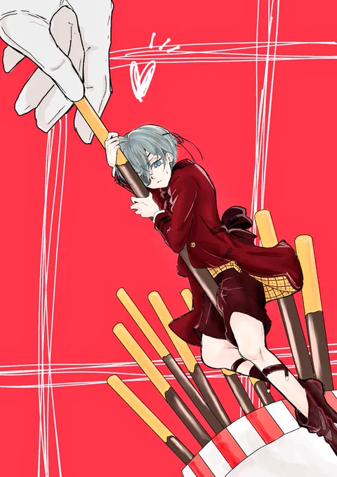 ポッキーの日(∩ ˘ω˘ )⊃─━━━━☆゜.*・間に合った(間に合ってない) 