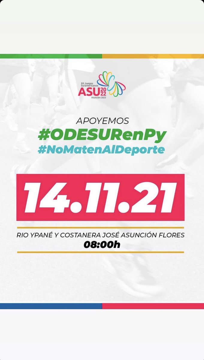 enriquebernipy's tweet photo. #NoMatenAlDeporte #Odesurenpy https://t.co/eIsUFKIq9a