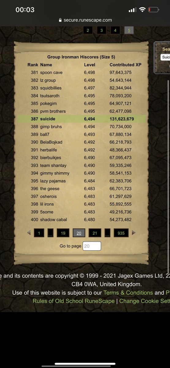 GrigorOSRS's tweet photo. Haven’t posted a gim update in a while, we’re in the top 400 groups in the world too!
#groupironman #osrs #gim https://t.co/G2CKm6XUfy