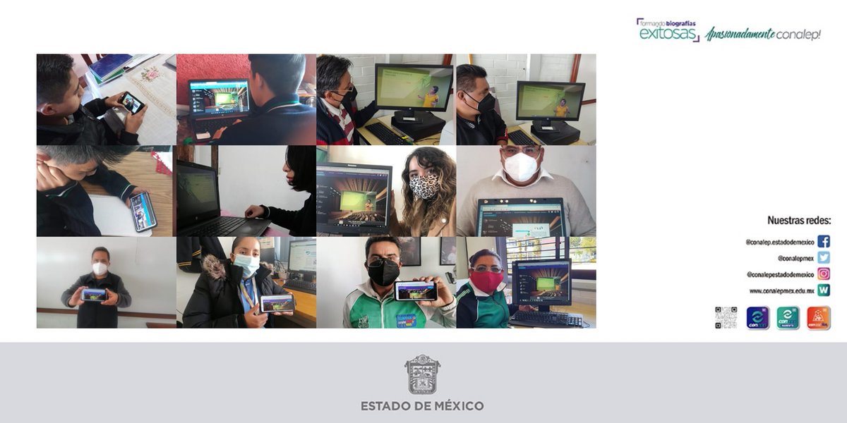 ConalepAtlaco's tweet photo. Participamos en las actividades y seguimos la clausura de la #ExpoTalento2021 #DespegandoIdeas, evento en el que a través de la plataforma interactiva conocimos más de 100 proyectos de innovación tecnológica y sustentabilidad.
@Conalep_Edomex
#ApasionadamenteCONALEP https://t.co/1p98pYCVTz