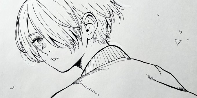 気に入ってるところの線画 
