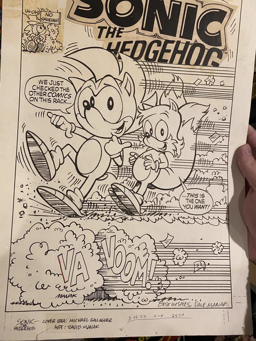 (I actually own the original art for #3's cover, drawn by Dave Manak!) 
