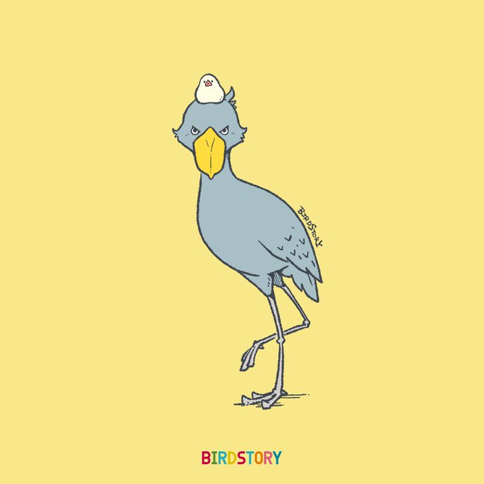 ハシビロコウのtwitterイラスト作品 ハシビロコウのtwitterイラスト作品