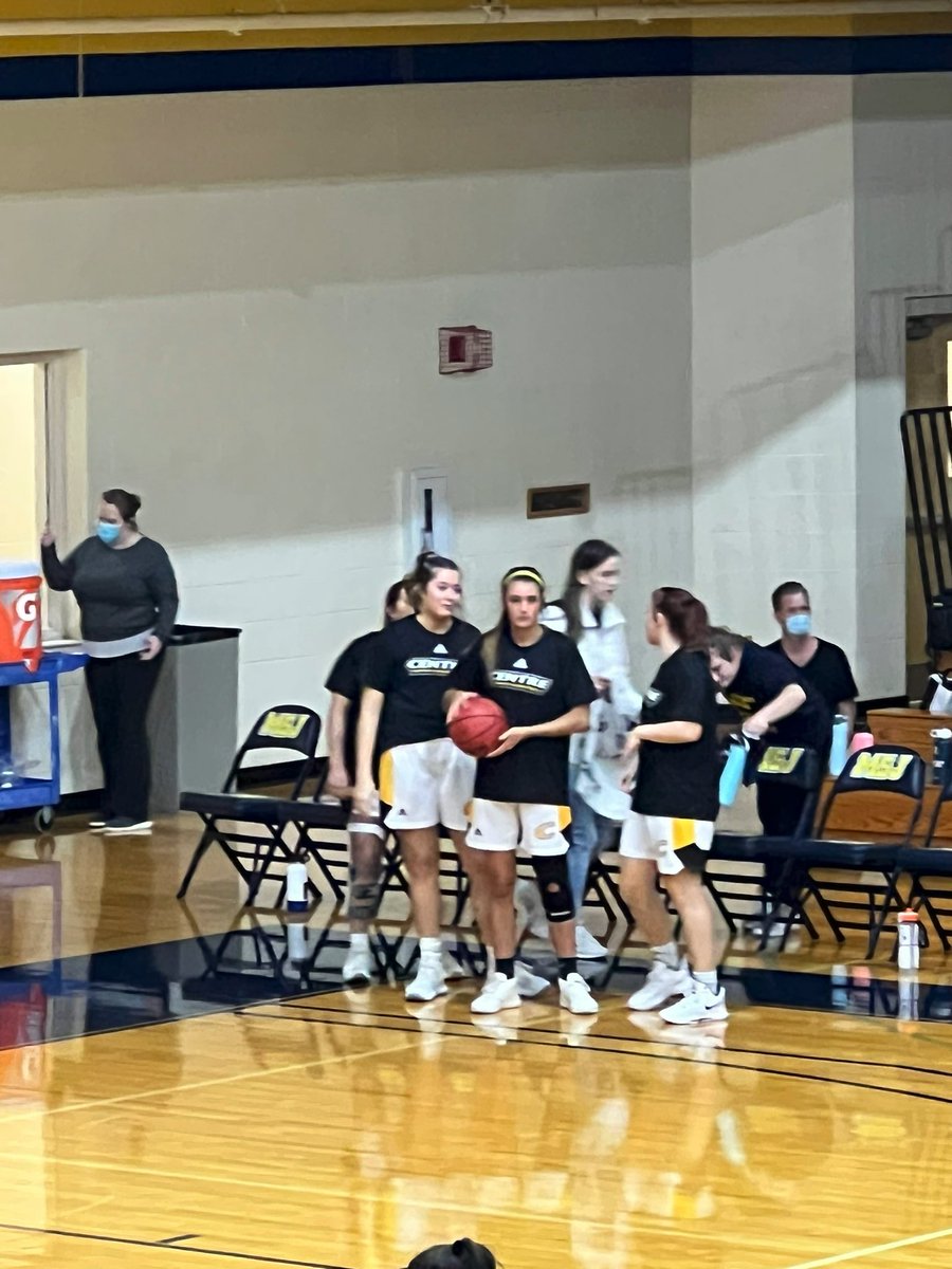 Emma Rose and Centre about to tip off the regular season against Ohio Wesleyan in Cincinnati…#basketballseasonishere!!! <a href="/CoachFaulkner24/">Cornelius Faulkner</a> <a href="/The_Sports_Web/">Brian Mush Webb</a> <a href="/bartweaver/">Bart Weaver</a>