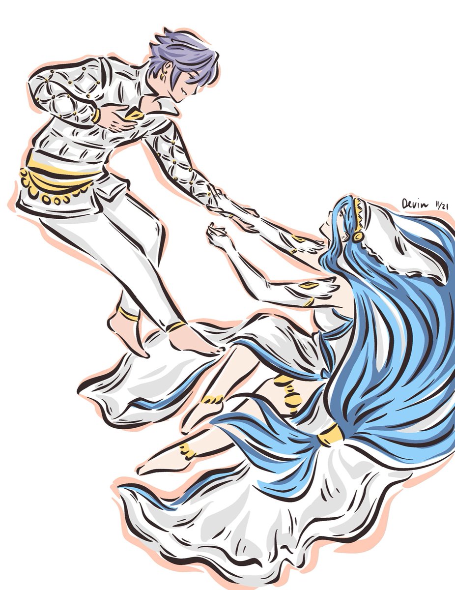 devsketching's tweet photo. You want a better story. Who wouldn’t?
A forest, then. Beautiful trees. And a lady singing. 
Love on the water, love underwater, love, love and so on.

[#fe14 | #azura | #laslow] https://t.co/9u1CmEaC1B