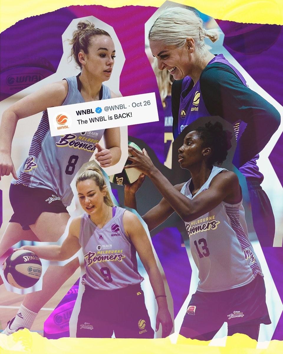 📣Are you ready Boomers Fans? You will be able to catch the squad in action as they kick things off this Saturday in a @WNBL practice match against the @SouthsideFlyers 🏀💜 ​ ​⏰ 6:30 Tip-off ​🎟️ Gold Coin donation ​📍Dandenong Stadium #WNBL21 #YourTeamMelbourne