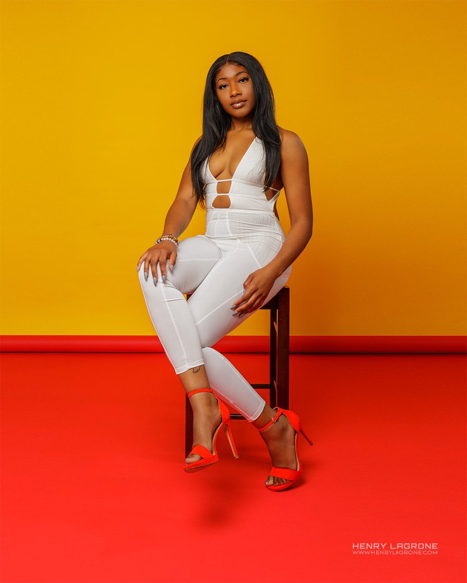 Playing with some colors in the studio. Subject: Jayde