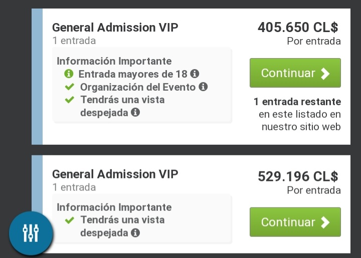 LuisJaraCu's tweet photo. Ahí están los precios económicos del Lollapalooza in Chile
Lo ideal sería hacerlo en Casa Piedra o Espacio Riesco https://t.co/xpHTizwjVB