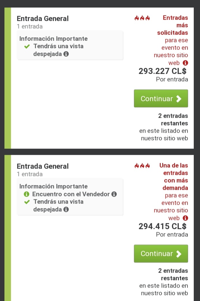 LuisJaraCu's tweet photo. Ahí están los precios económicos del Lollapalooza in Chile
Lo ideal sería hacerlo en Casa Piedra o Espacio Riesco https://t.co/xpHTizwjVB